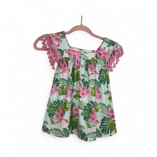 Good Used Good- boutique floral top, youth S