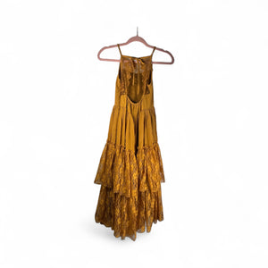 used Like New-boutique mustard dress, size 8