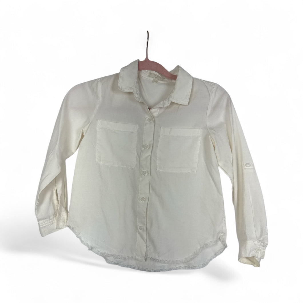New- Chelsea & Violet off-white button down shirt, size 7 (pictured don’t do this justice, really pretty & well made)