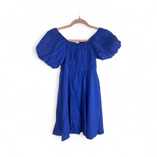 Used Like New- GB Girls blue dress, size S