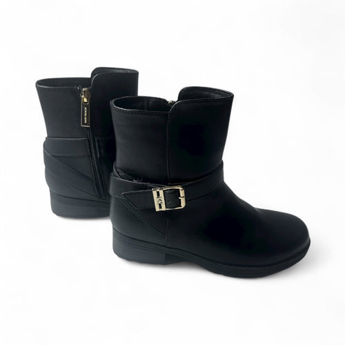 New- Michael Kors black boots, youth size 2