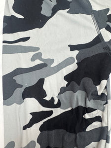 Used Like New- Boys Athletic black camo layering pants, Youth Large (10-12)