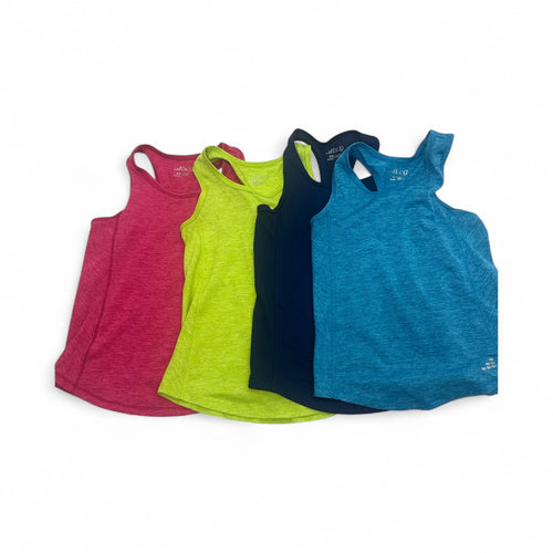 Used Like New- Girls BCG sports tank tops (set of 4) Youth XS (6-6X)