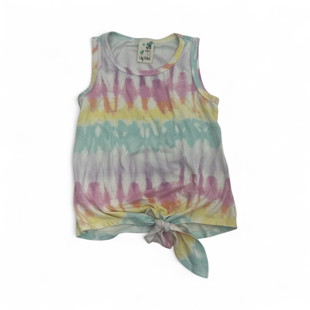 Used Like New- Girls Lily Bleu tie dye top, Youth S (7-8)