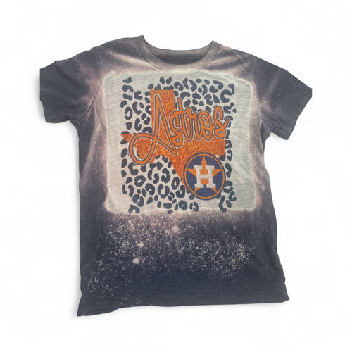 Used Like New- Girls Astros short-sleeve cotton t-shirt, Youth S