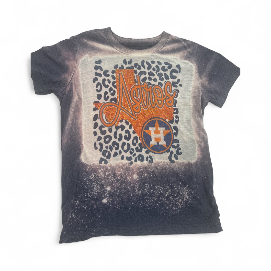 Used Like New- Girls Astros short-sleeve cotton t-shirt, Youth S