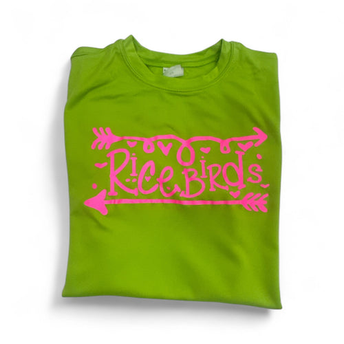 Used Good- Girls Ricebird short-sleeve dri-fit t-shirt, Youth XS