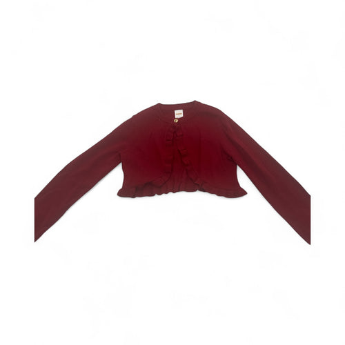 Used Like New (worn once)- Girls Gymboree red sweater, Youth 7