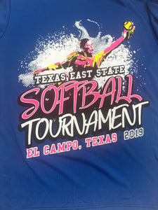 Used Good- Girls Texas State  softball shirts short-sleeve dri-fit t-shirts (set of 4), Youth M