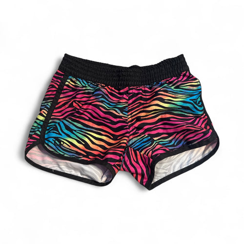 Used good- OP multicolor athletic shorts, size 6-6X