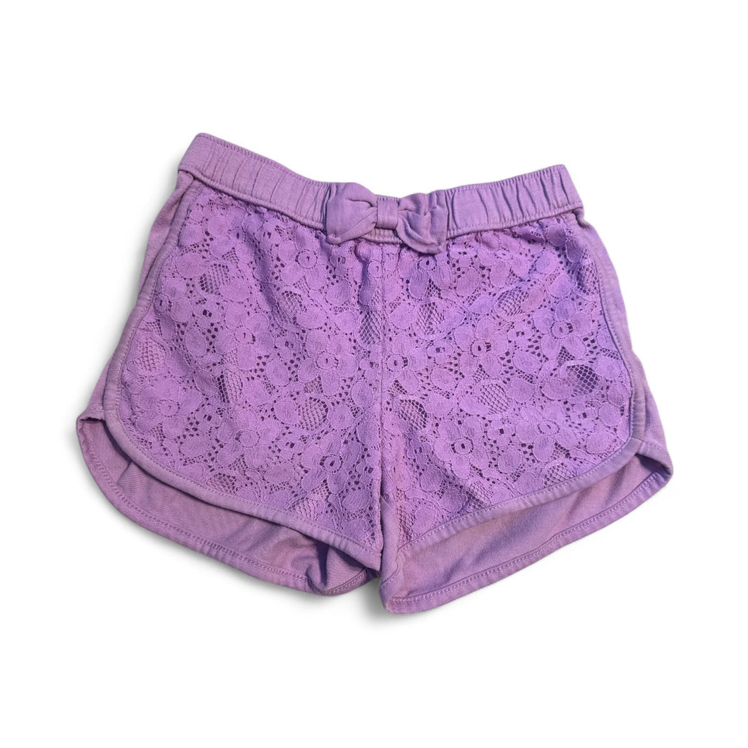 Used Good- Garanimals purple cotton shorts, size 8