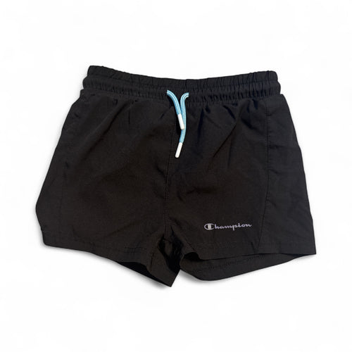 Used Like New- Champion black athletic shorts, youth 5/6