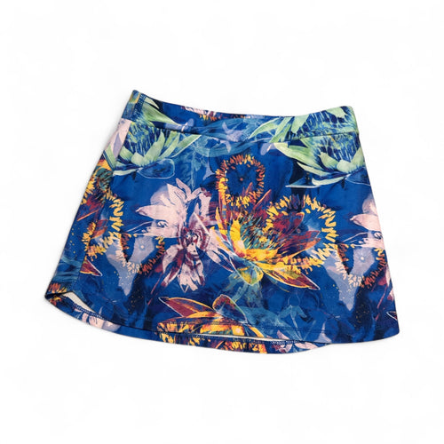 Used Good- DSG floral athletic skirt, Youth XS (6-7)