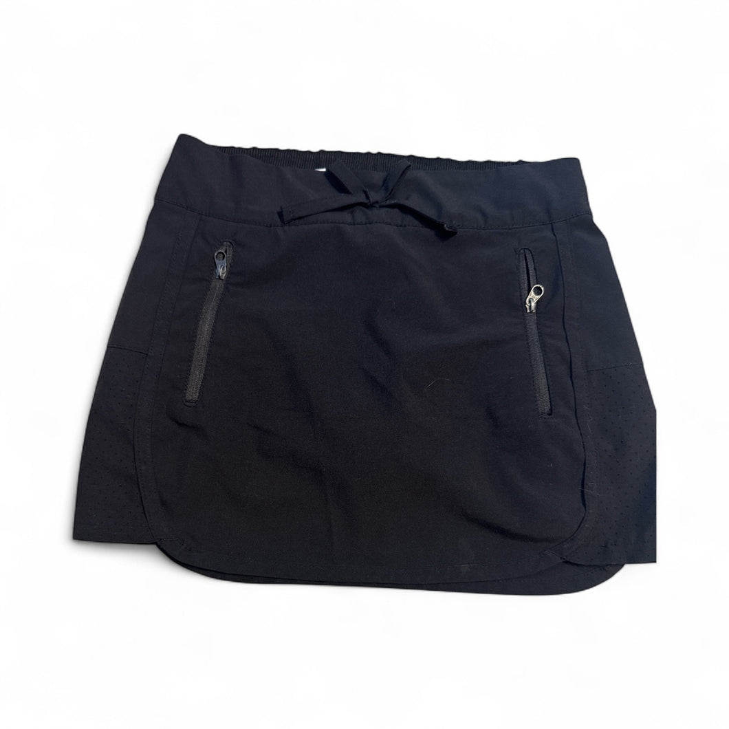 Used Like New- Girls Magellan golf skirt, black, size S (7)