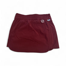 Load image into Gallery viewer, Used Like New- Girls Magellan golf skirt, maroon/burgundy, size S (7)