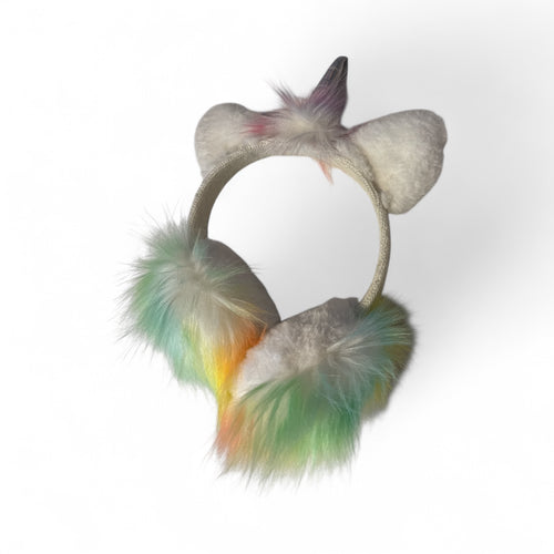 Used Like New- girls Unicorn ear warmers