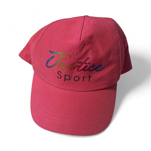 Used Good- Girls Justice pink cap