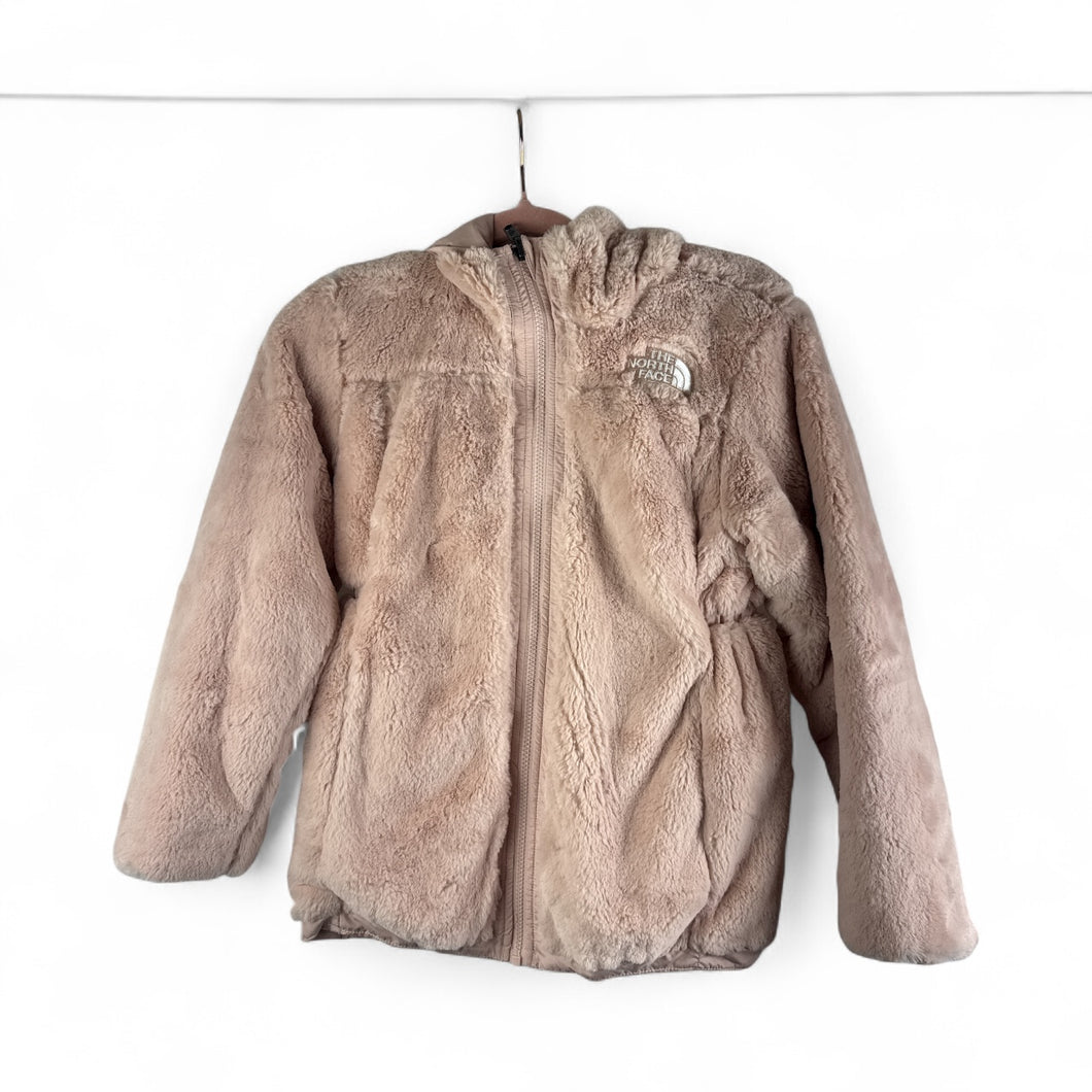 Used Like New- North Face faux fur jacket, size 10