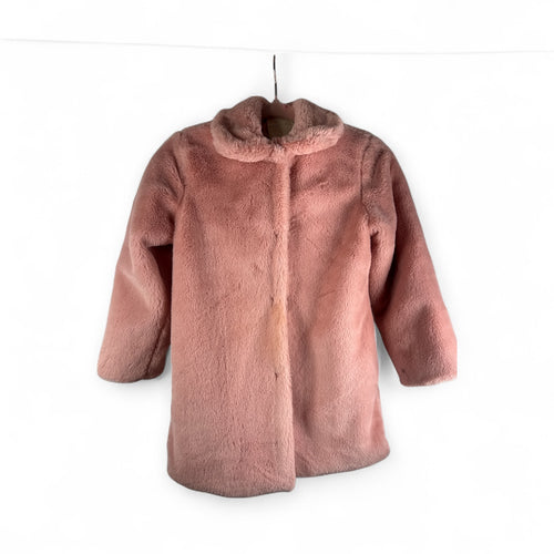 Used Like New- Copper Key (Dillards) faux fur coat, size 7/8