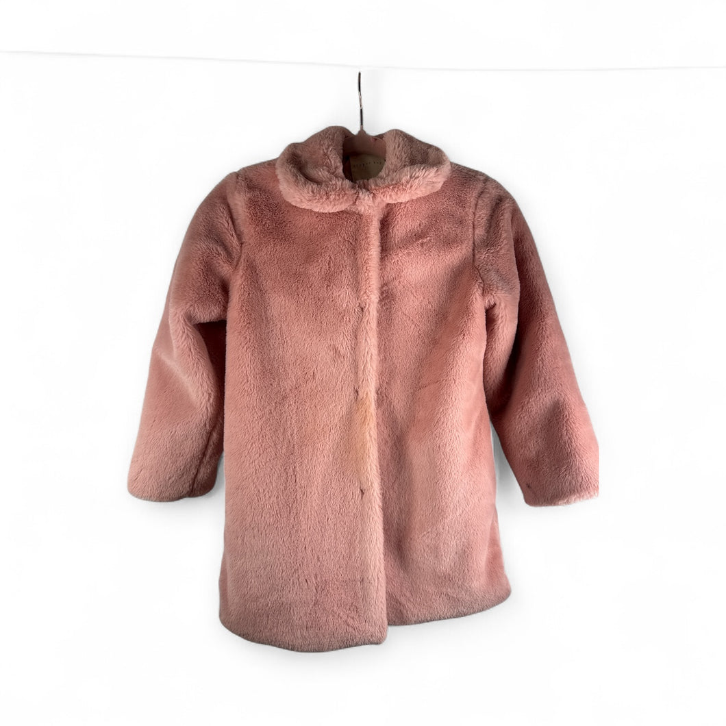 Used Like New- Copper Key (Dillards) faux fur coat, size 7/8