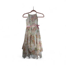 Load image into Gallery viewer, Used Like New- Lilt floral sequin and sheer semi-formal dress, size S 7/8