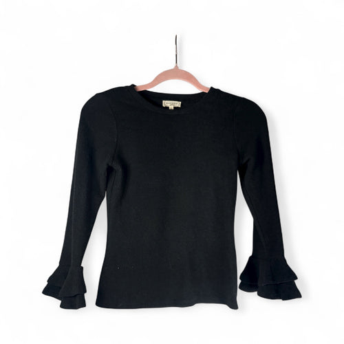 Used Good- Hayden Girls black sweater (light) shirt, youth L