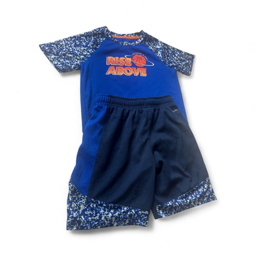 Used Good-Athletic Wear, drifit shirt and athletic shorts, size 4