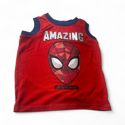Used Good-Marvel Spider-Man soft cotton shirt, size 4
