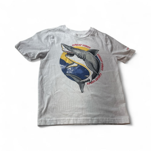 Used Good- 365Kids shark shirt, size 4