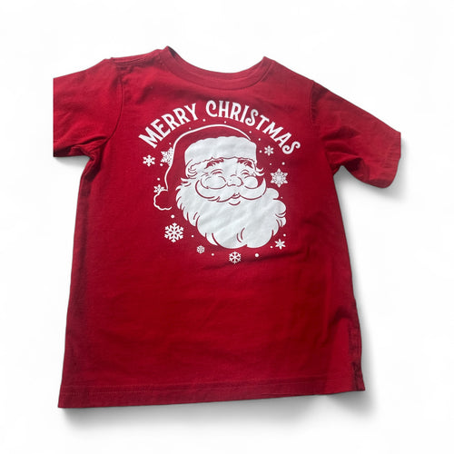 Used like new – holiday time Christmas cotton T-shirt, size 4/5