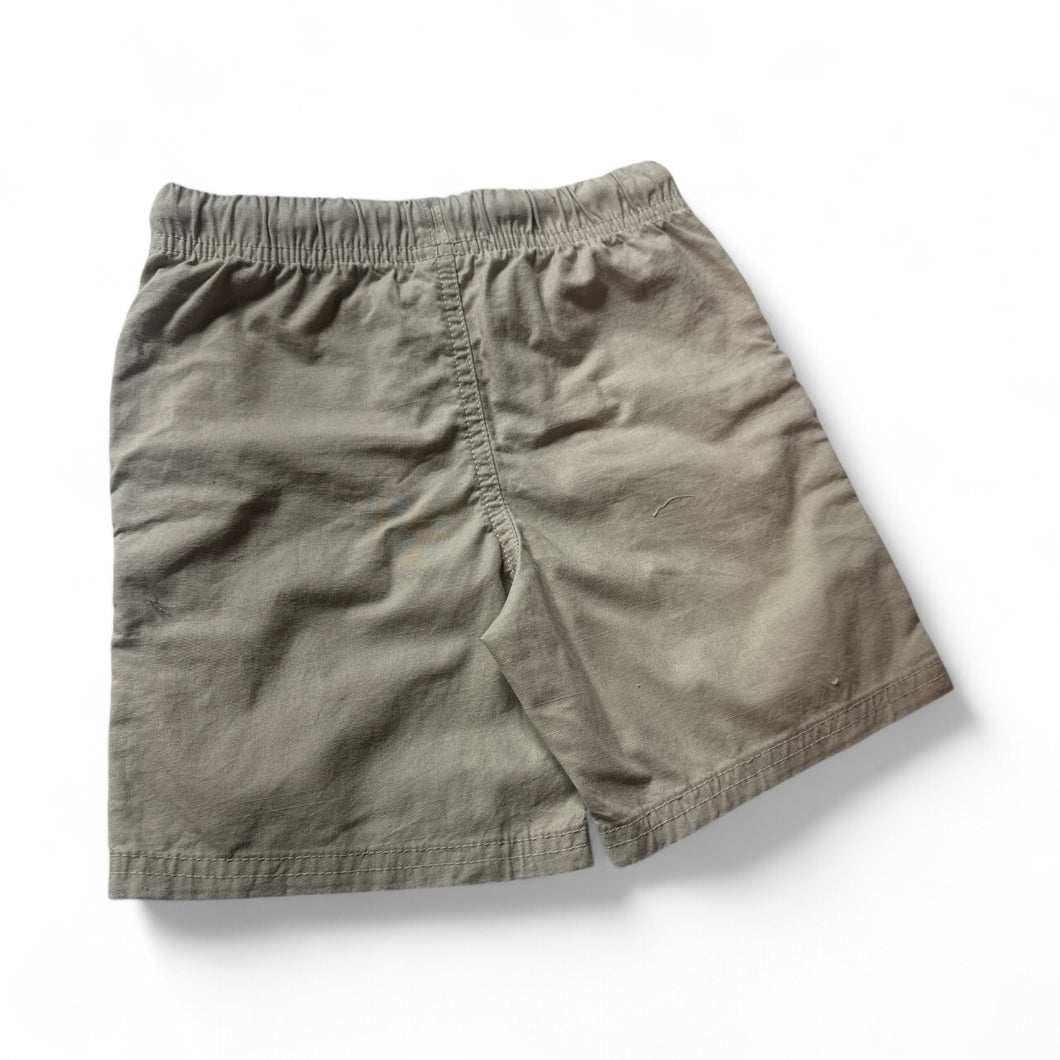 Used Like New- Granimals kakhi shorts, elastic waist, size 3T