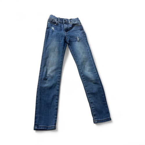 Used Good- Jordache skim jeans, size 8, adjustable waist tabs