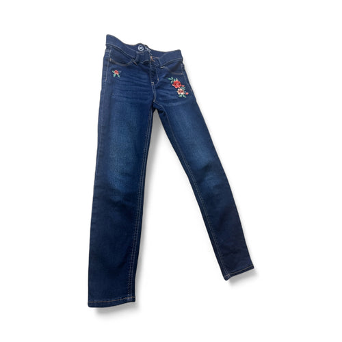 Used Good- Wonder Nation jegging flare jeans, size 7-8 adjustable waist tabs