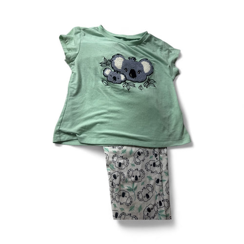 Used Fair- American Girl koala pajama set, youth S (7-8)