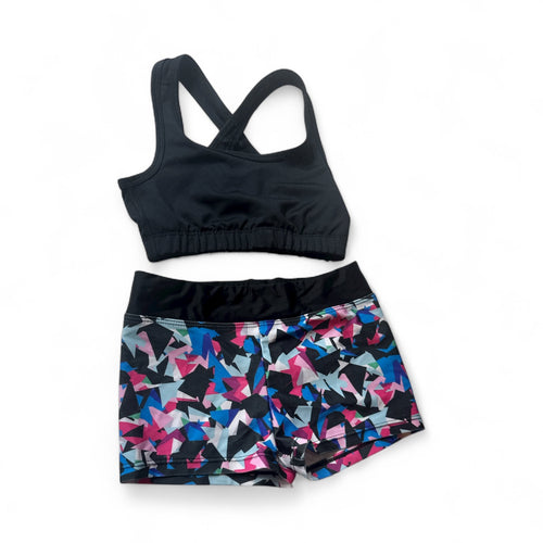 Used Good-BCG multicolor gym or swimsuit, youth 6