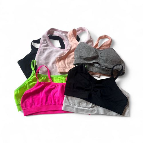 Used Good- set of 8 bras, size 5/6