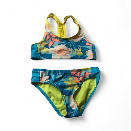 Used Good- Gerry floral bikini, youth 7/8