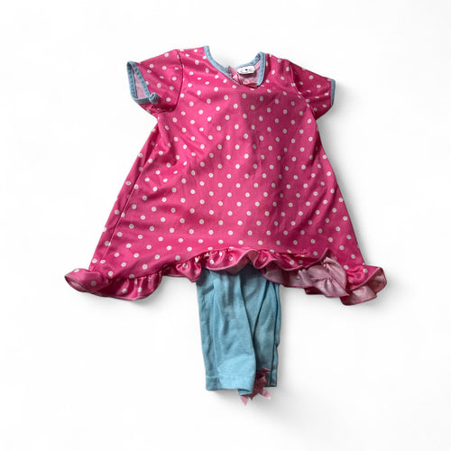 Used Fair- Laura Dare pajama set, youth 4