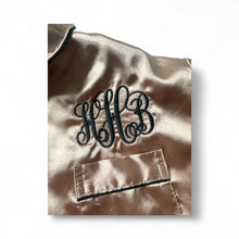 Load image into Gallery viewer, Used Good-Satin pink pajama set, youth M (10) (HBH monogram)