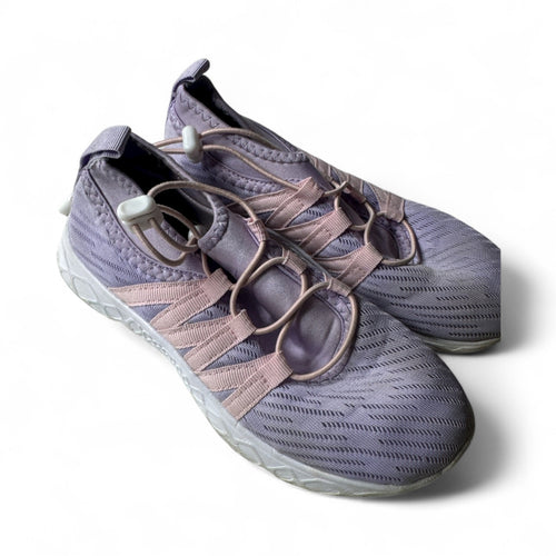 Used Good- Aleda purple water shoes, youth size 2