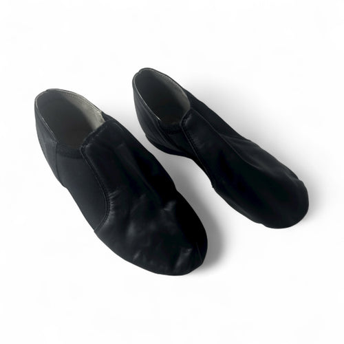 New- girls black jazz shoes, kids size 11/12