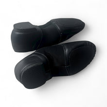 Load image into Gallery viewer, New- girls black jazz shoes, kids size 11/12