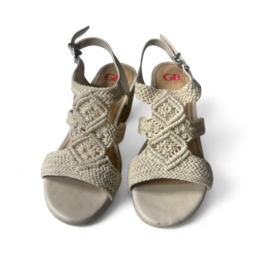 Used Good- GB Girls, crochet sandals, youth size 2
