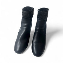 Load image into Gallery viewer, Used Good- Amazon black leather boots (soft), women’s 8