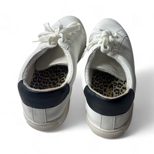 Used Good- Chicos white leather sneakers, women’s 8
