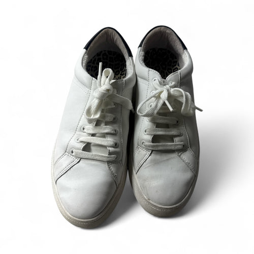 Used Good- Chicos white leather sneakers, women’s 8