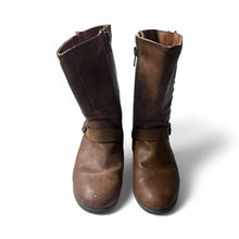 Load image into Gallery viewer, Used Good- Blowfish brown leather boots, youth size 2