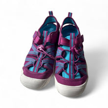 Load image into Gallery viewer, New- purple &amp; blue water shoes, youth size 2