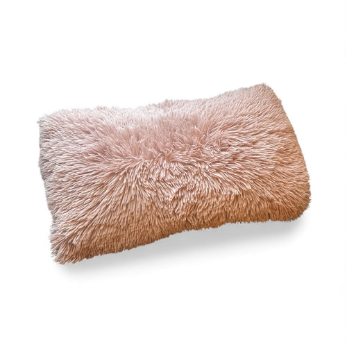 Used Good- light purple throw pillow. Pet free & smoke free home. 12 x 22
