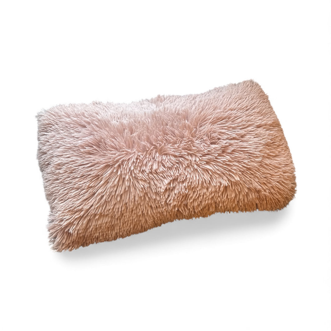 Used Good- light purple throw pillow. Pet free & smoke free home. 12 x 22